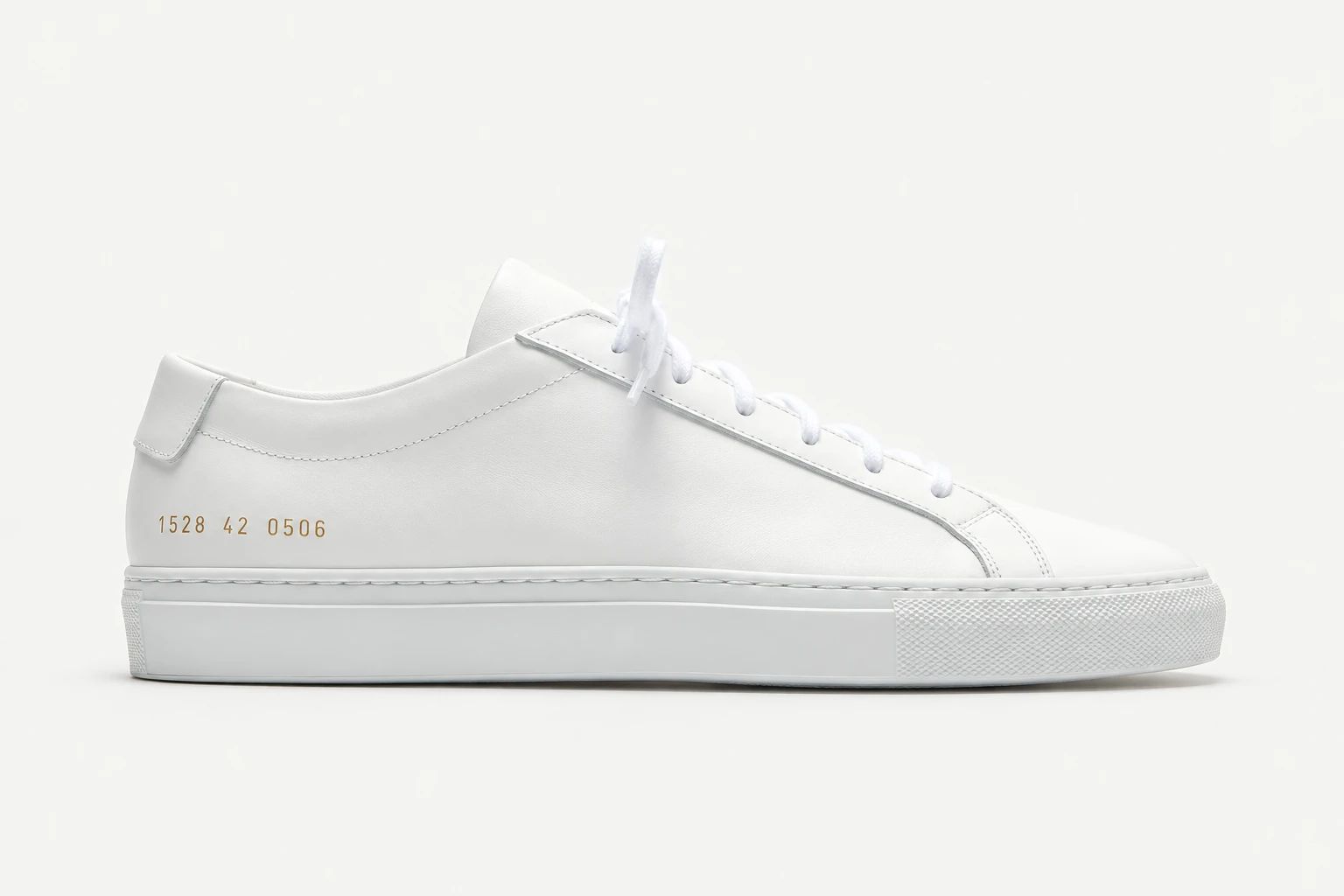 Common Projects Original Achilles Low in White, side view