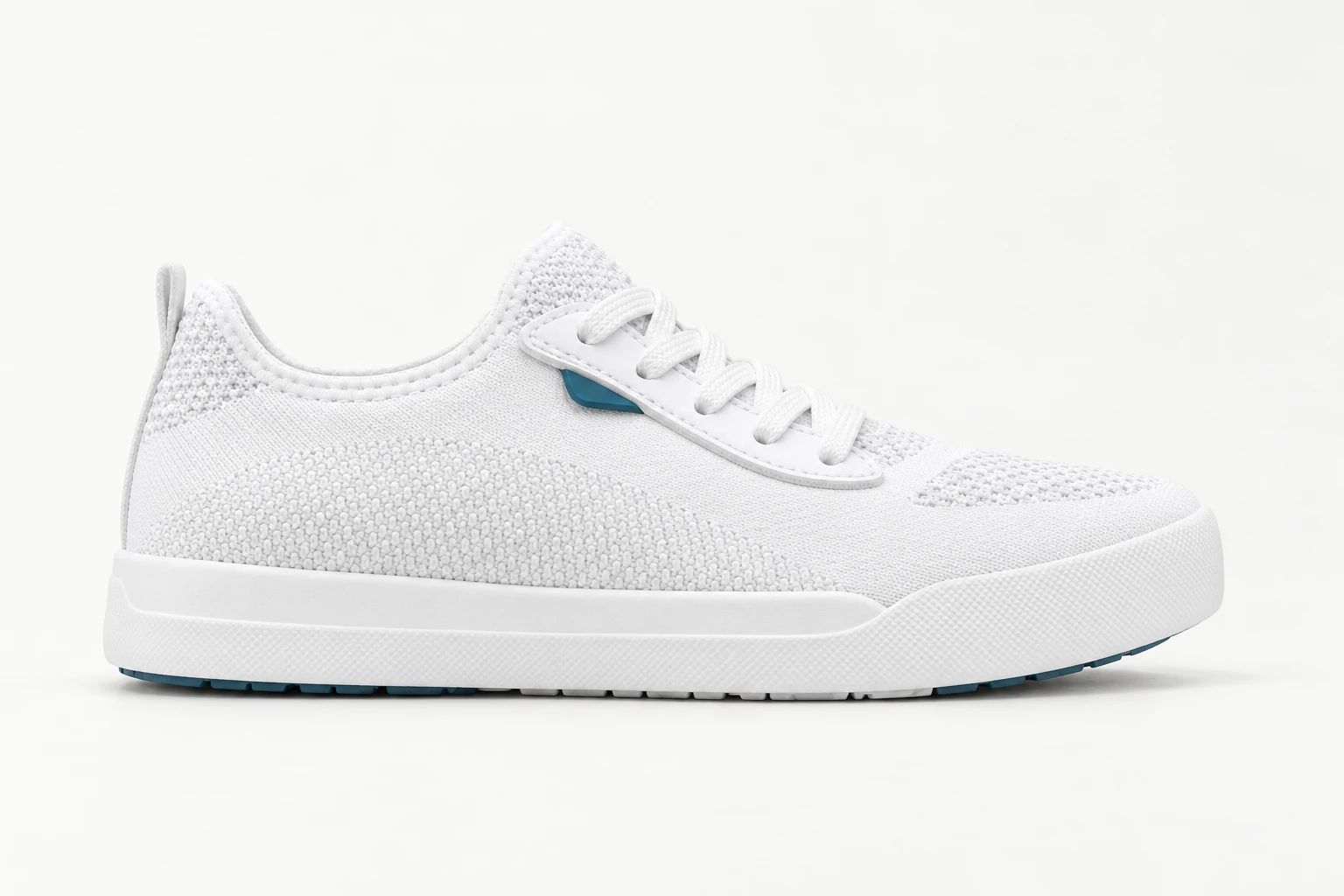 Vessi Weekend Classic in Marble White, side view